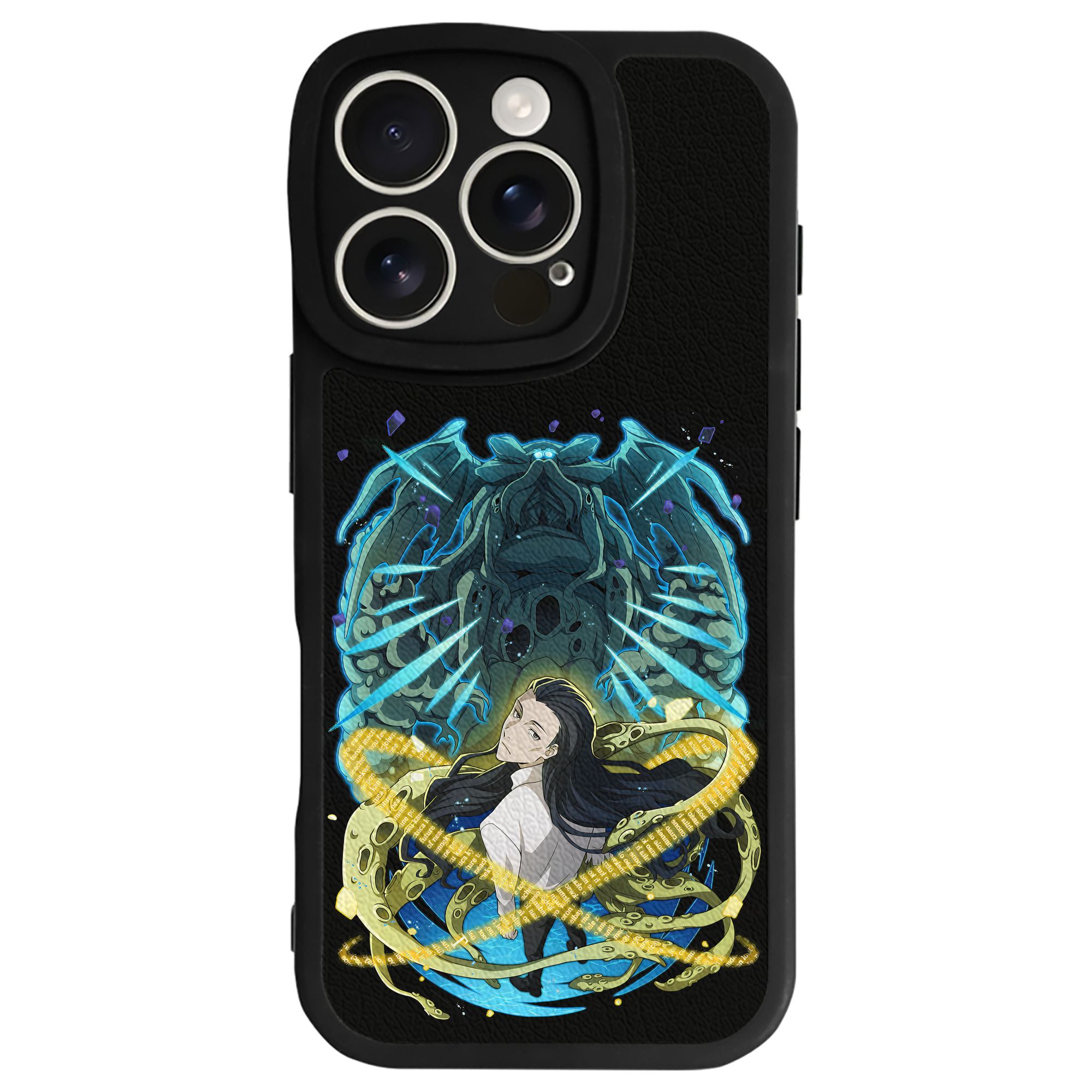 （画像用） 文豪ストレイドッグス Bungo Stray Dogs 【iPhone 16シリーズ対応】シリコンスマホケース（レザー調） 材質：シリコン